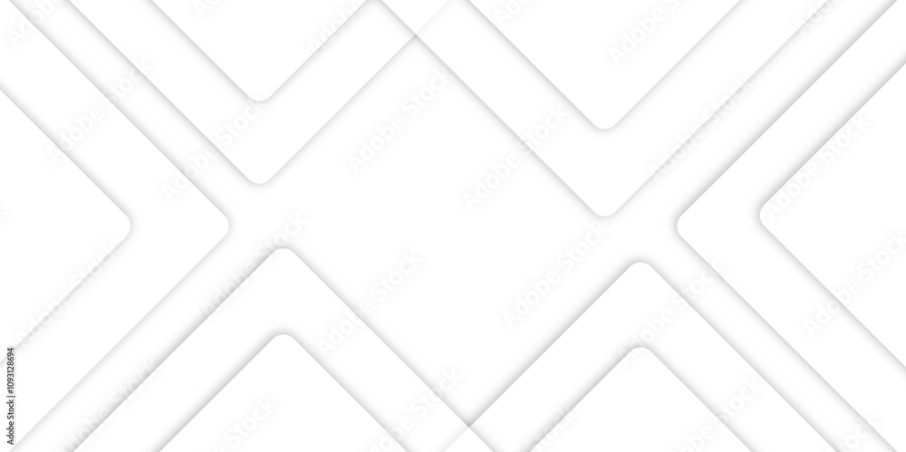 Poster abstract white and grey modern minimalistic pale geometric pattern white square shape with futuristi