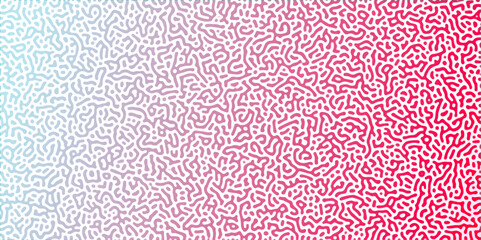 Gradient noise line abstract spread geometric background. Monochrome Turing reaction background. Abstract diffusion pattern with chaotic shapes. Vector illustration	
