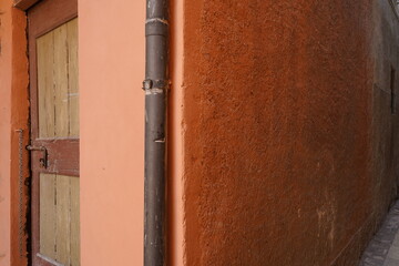 old wooden door