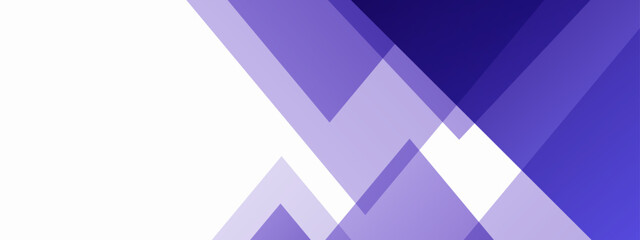 Abstract purple geometric banners