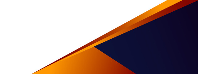 Golden corporate banner design