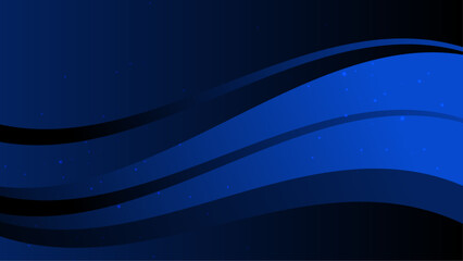 Blue Vector Abstract Geometric Shapes Background. For Background, Banner, Pamphlet, Certificate and Presentation