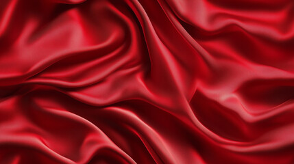 Fototapeta premium Red velvet fabric