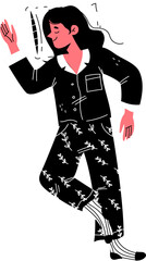 Woman Sleeping on Pillow