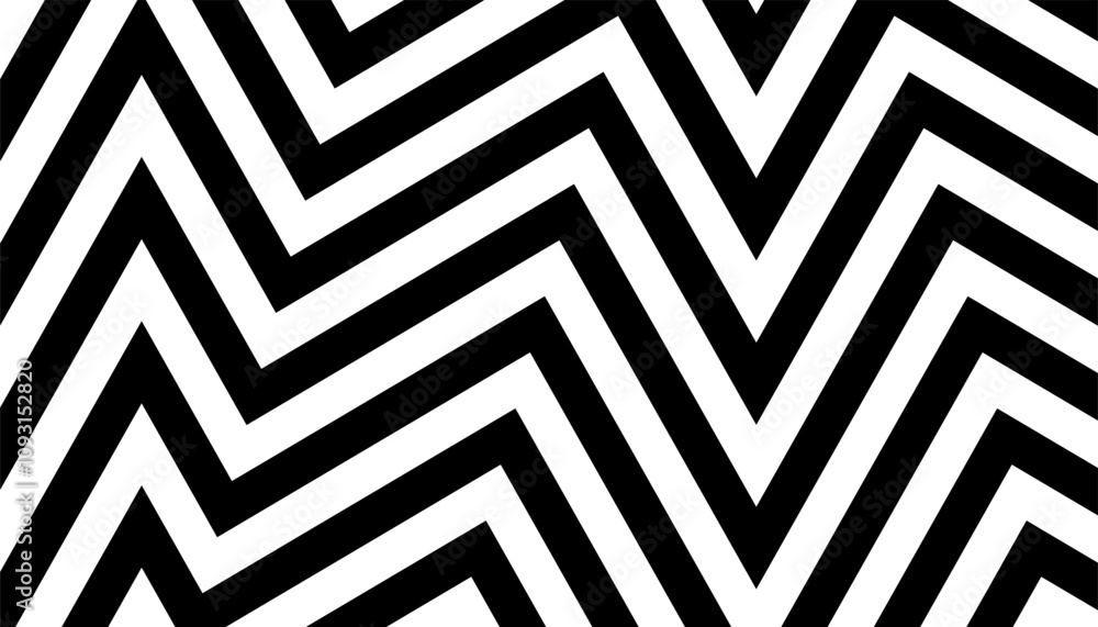Poster black and white abstract geometric pattern with sharp effect. for sporty background and jersey desig