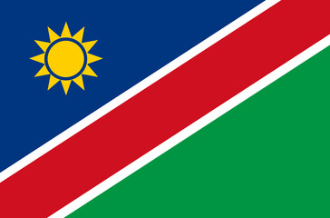 Flag of Namibia – High Resolution PNG Format National Symbol