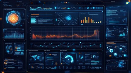 Predictive maintenance dashboard displaying machine health using AI