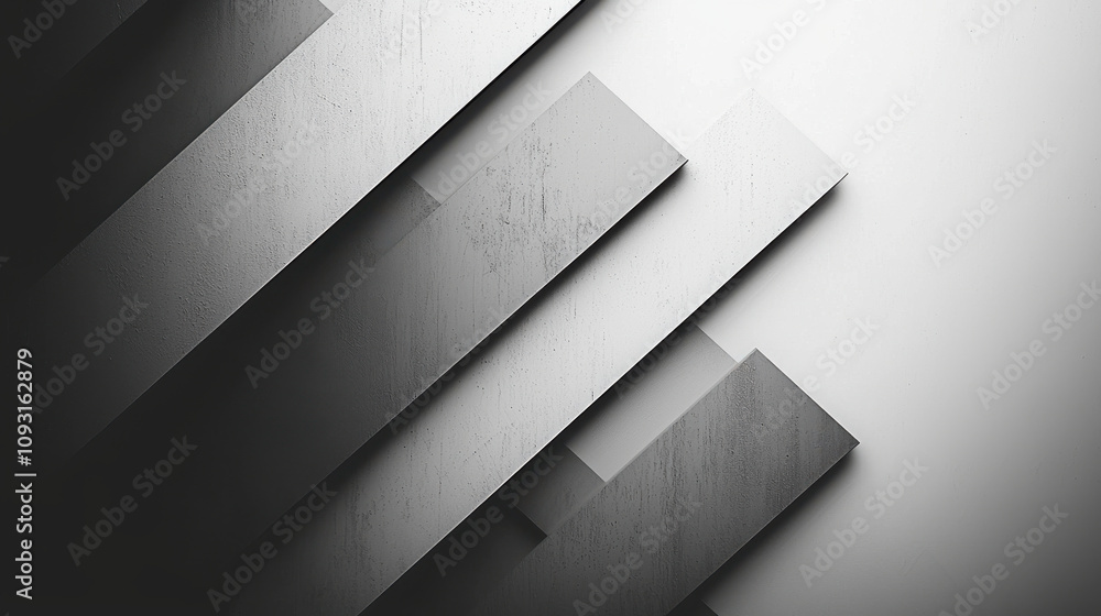Poster minimalist design featuring sleek arrows in various directions, showcasing modern aesthetic with mon