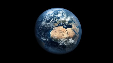 Fototapeta premium Exploring earth from space stunning satellite imagery captures planet's beauty global perspective nature's wonders