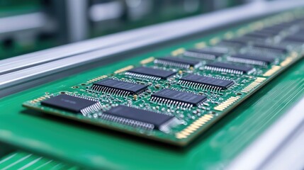 Recycling process of electronic waste technology facility visual documentation industrial environment close-up waste management concept