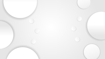 A clean and modern design with white circle shape