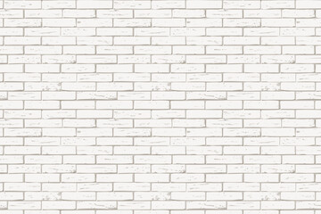 White Brick Wall Background