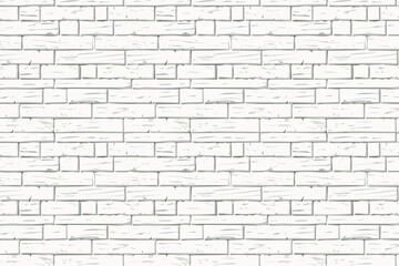 Obraz premium White Brick Wall Background