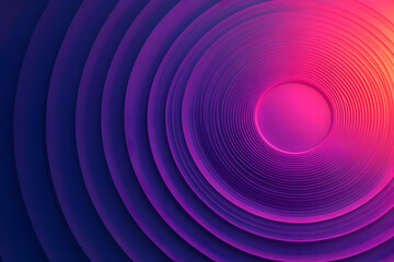 Obraz premium Abstract Background 3D Render Pink Purple Blue Gradient Concentric Circles