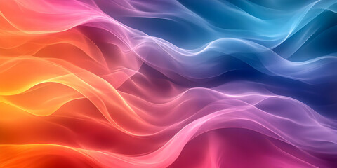 Obraz premium Abstract Background - Flowing Waves of Color