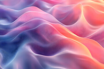 Obraz premium Abstract Background - Flowing Pink and Purple Waves