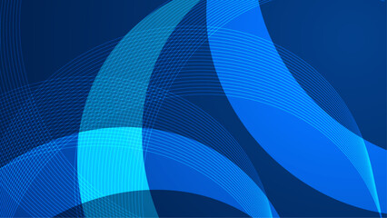 Blue Abstract Background With Shapes Elements. For Background, Banner, Pamphlet, Certificate and Presentation