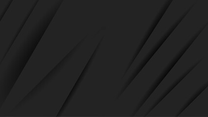 Fototapeta premium Black with abstract shapes background