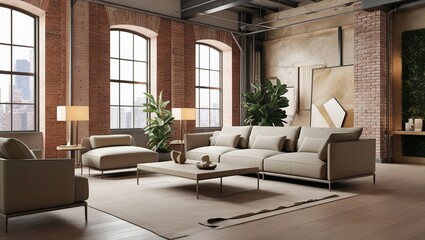 Modern living room interior designing