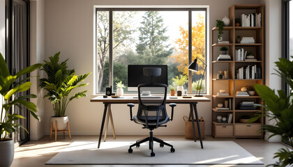 Stylish and Functional Office Design: High-Quality Modern Workspace Interior
