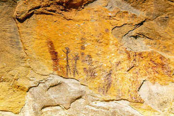 Discovering the Ancient Red Ochre Paintings on the Stones of Jebel Ousselat in Central Tunisia