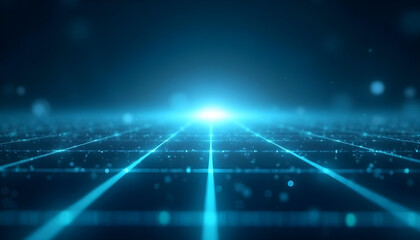 Cutting-Edge Technology Background: Abstract Digital Design with Sci-Fi Aesthetic