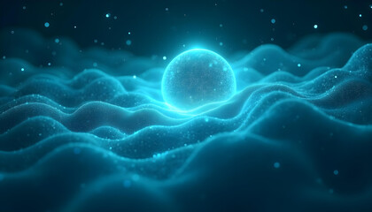 Abstract Futuristic Technology Design: High-Tech Background with Digital and Sci-Fi Elements