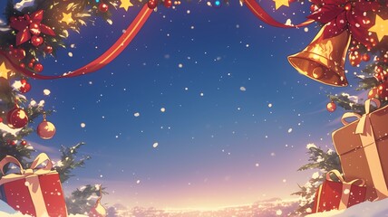 クリスマスの背景画像