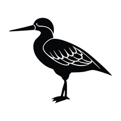 Fototapeta premium Birds silhouette vector icon-vector illustration 