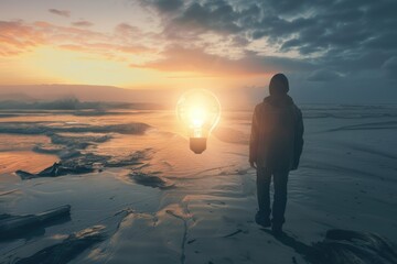 representing the concept of searching for meaning in life