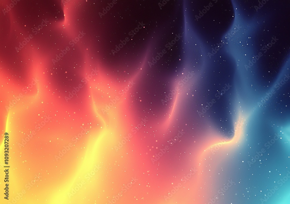 Poster Background texture with a gradient blurred background and a grain noise effect. Neutral minimalist grainy design.