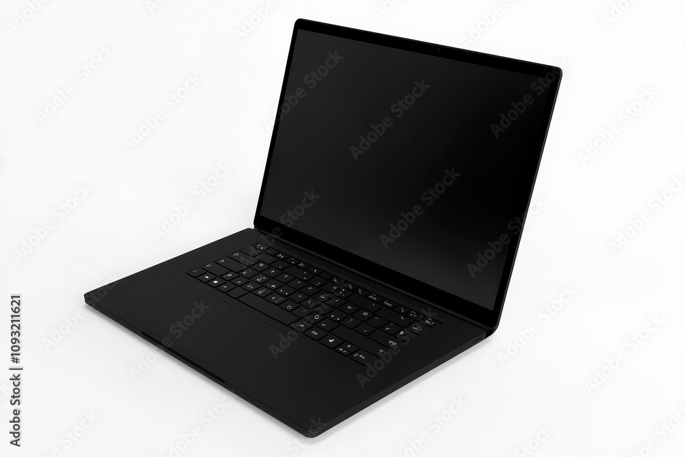 Leinwandbilder detailed view of laptop screen using a flat display with an isolated background.
