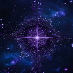 Obraz premium star pattern, starry skystar pattern, starry sky Generative AI