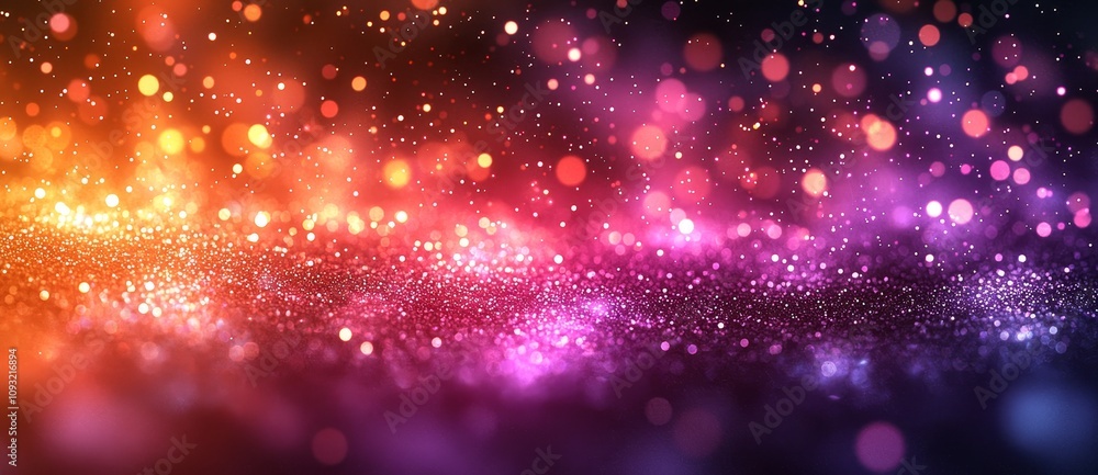 Poster a stock image of digital cyberspace movement over a particles technology background.