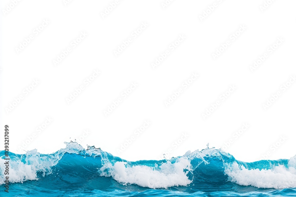 Poster water splashes on a white surface. water splashes on a surface.