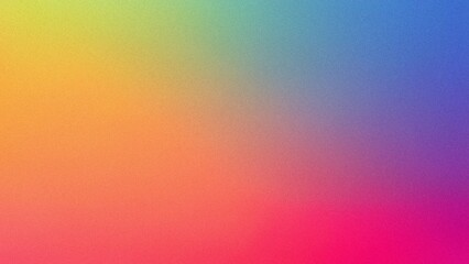 Rainbow gradient background. Vibrant color blend; evokes joy, energy, and positivity. Ideal for designs needing a cheerful feel.
