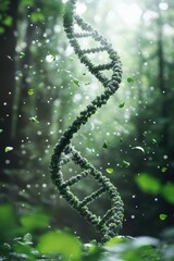 Depict DNA as a symbol of sustainable business practices