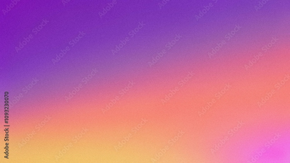 Poster purple orange gradient background. vibrant color blend evokes warmth and energy. ideal for presentat
