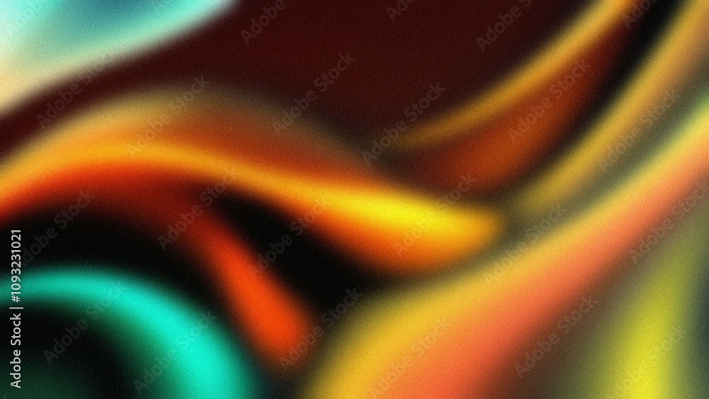 Poster abstract swirls texture. vibrant color blend evokes fluidity, energy, and movement. a dynamic visual