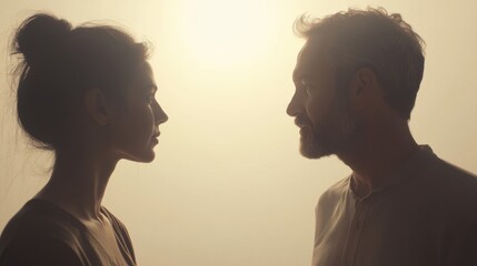 Session with Counselor and Patient in Soft Light