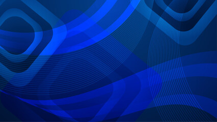 Abstract dark blue geometric gradient background for business presentation, technology seminar or modern creative show
