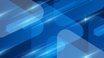 Abstract dark blue geometric gradient background for business presentation, technology seminar or modern creative show