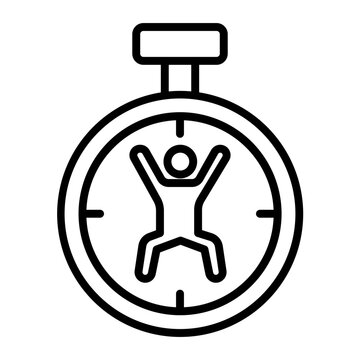 Tabata Vector Line Icon Design