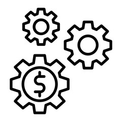 Setup Vector Line Icon Design