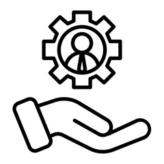 Onboarding Vector Line Icon Design