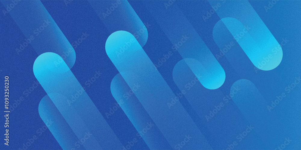 Aufkleber abstract blue background with diagonal lines. dynamic shapes composition. vector illustration