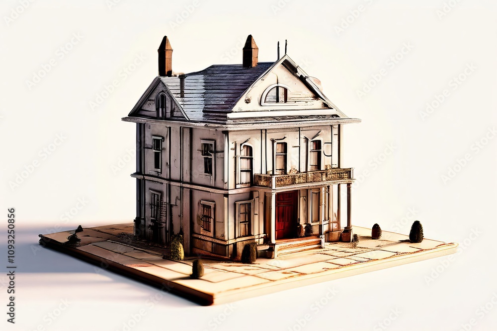 Poster screenwriter building card house of plot points