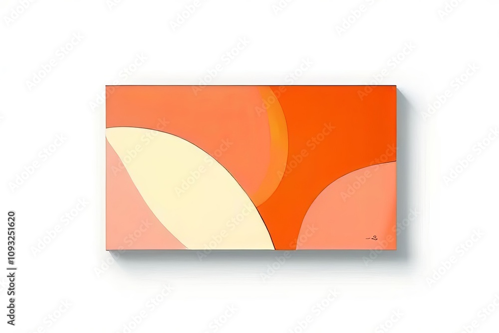 Poster shadowed strokes strokes casting subtle shadows on the backgroun