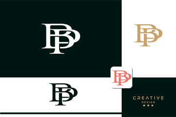 BQ, QB, B, Q, Abstract Letters Logo Monogram