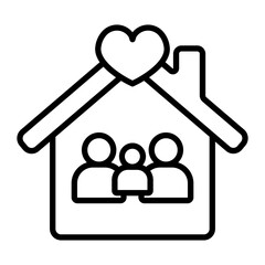 Household Vector Line Icon Design